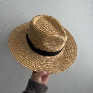 Lack of Color The Spencer Fedora Straw Hat with Black Ribbon
